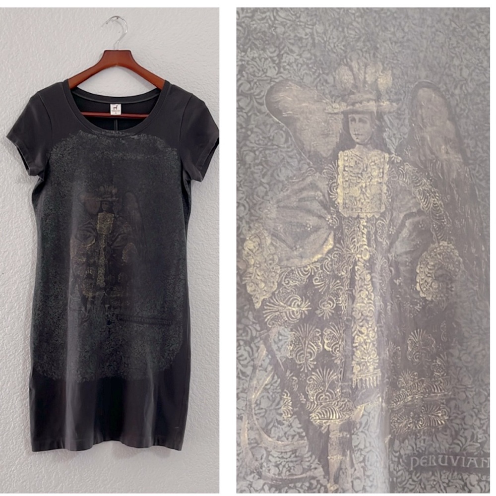 Peruvian Connection Graphic Tshirt Dress